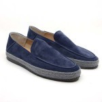 Brunos moc blauw suède Lido 251